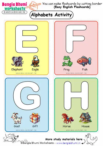 Capital Alphabets Activity Flashcards 2025 EFGH