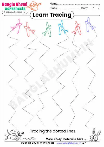 Free Line Tracing Worksheets 2025 PDF Download