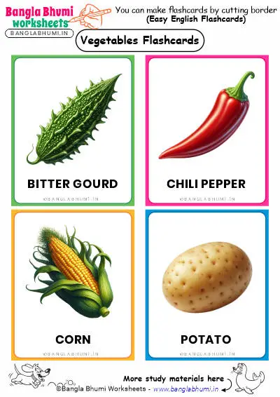 Free 44+ Vegetables Flashcards 2025 PDF Download