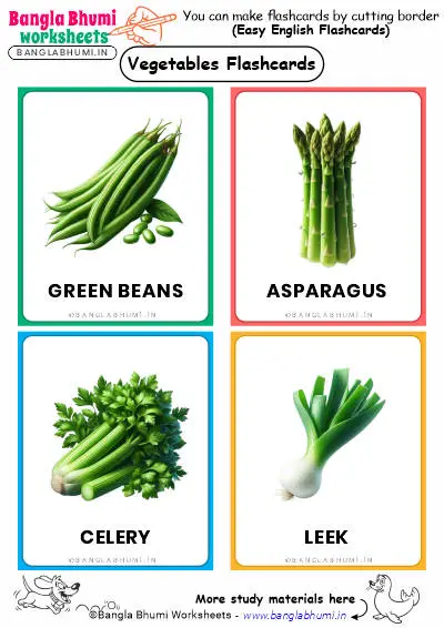 Best 44+ Vegetables Flashcards 2025 PDF Download