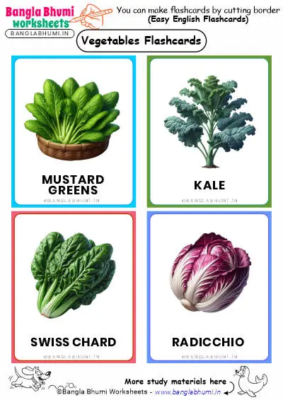 Top 44+ Vegetables Flashcards 2025 PDF Download